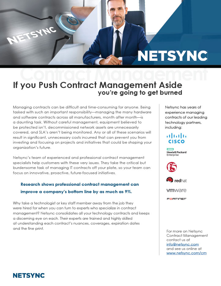 Netsync Contract Management Collateral