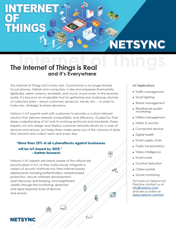 Netsync Internet of Things Collateral