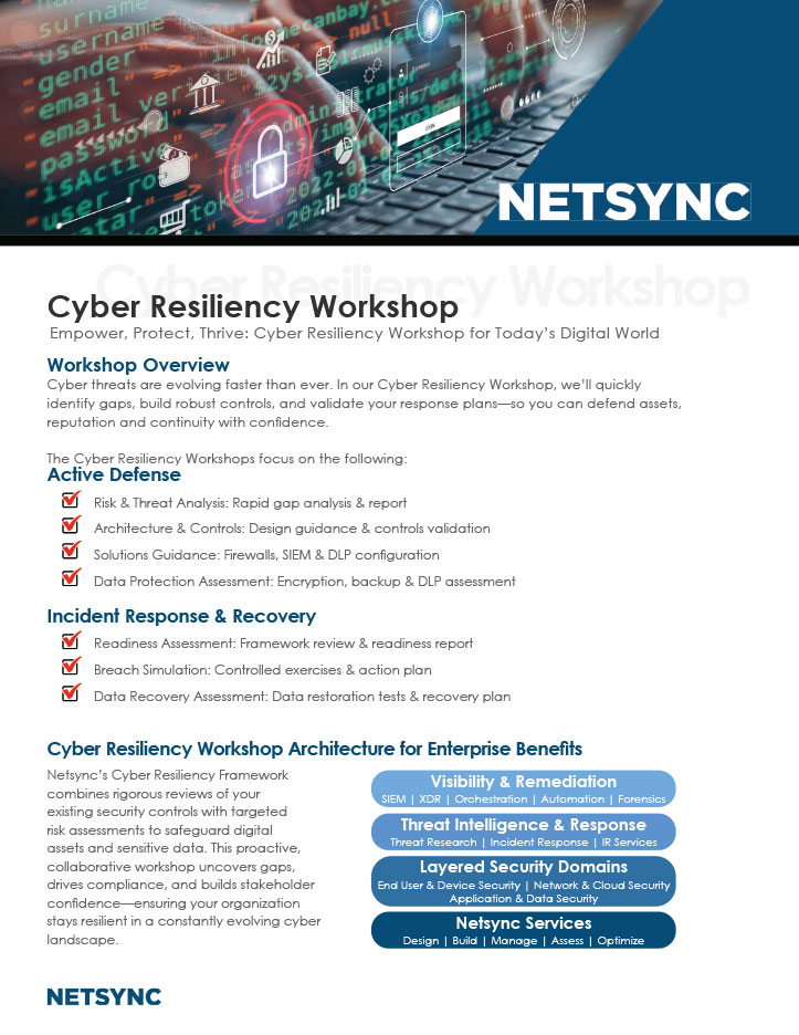 Cyber Resiliency Workshop