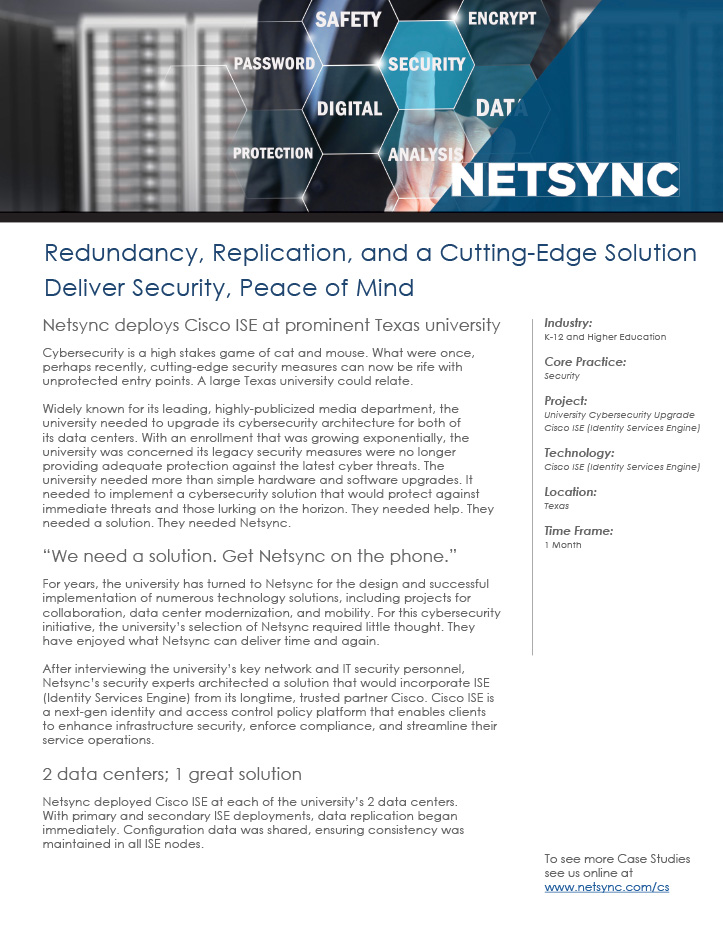 Redundancy, Replication, and a Cutting-Edge Solution Deliver Security, Peace of Mind