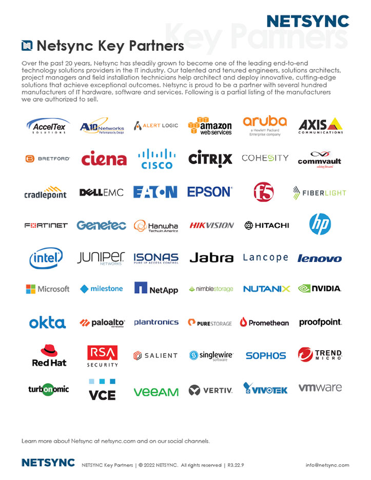 Netsync Key Partners Netsync Key Partners