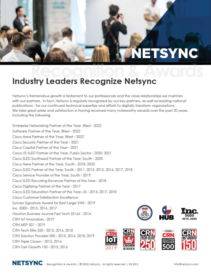 Recognition & Awards Recognition & Awards