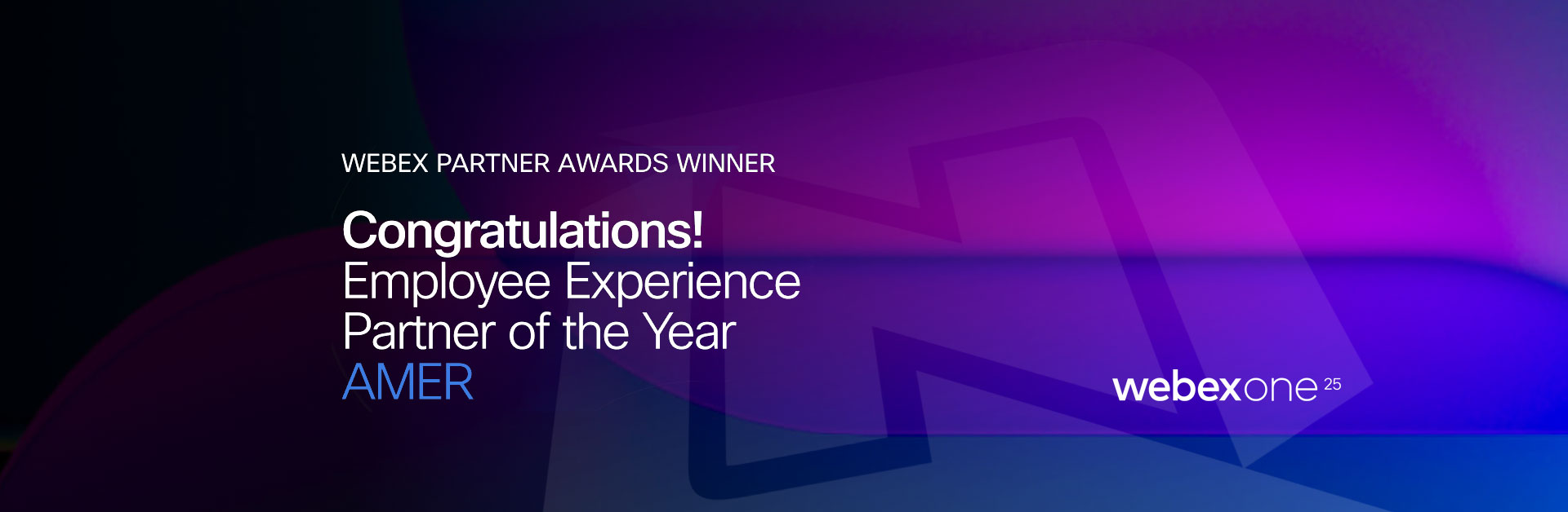 Netsync | WebexOne 2025 Employee Experience Partner of the Year